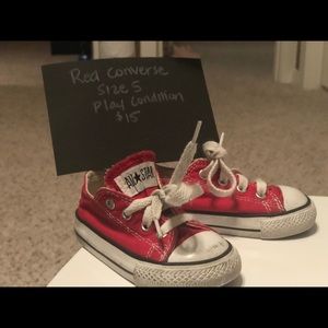Converse Red Toddler Sneakers